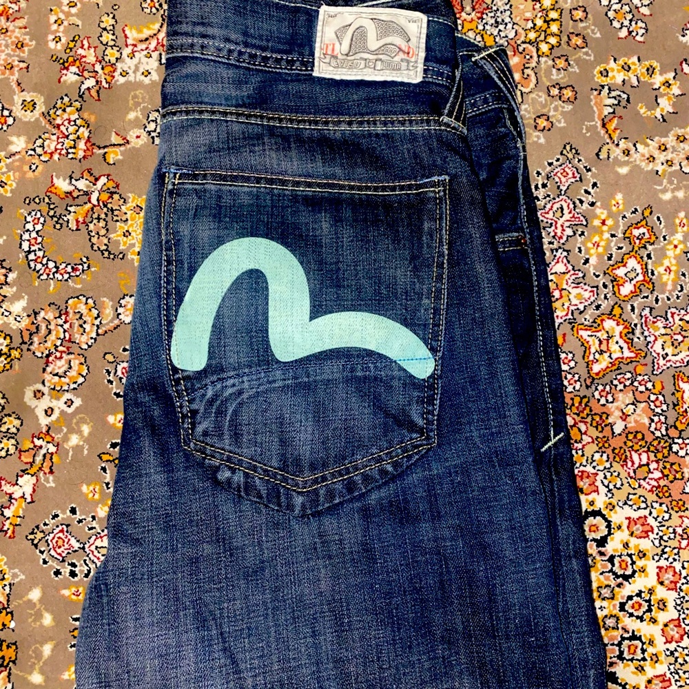 Evisu Baggy Fit Jeans